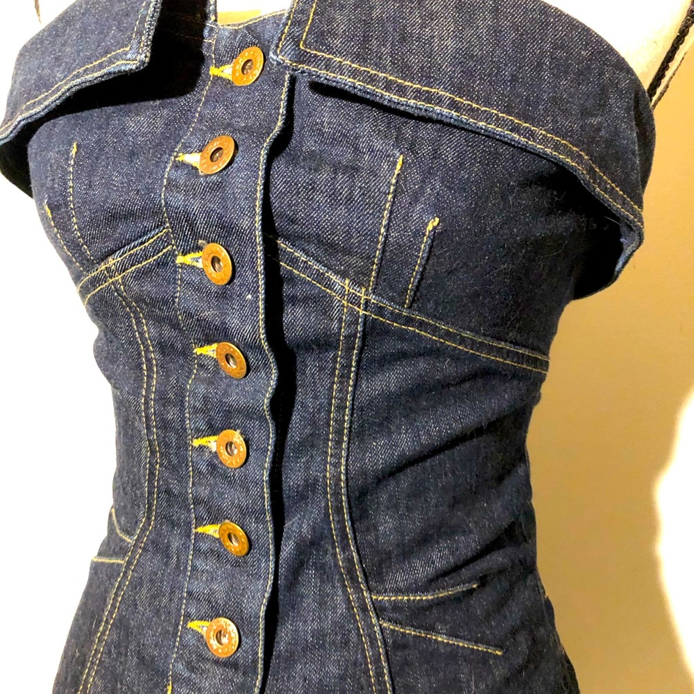 *RARE*.Project Runway season 4 2008 Levis challenge dress winner